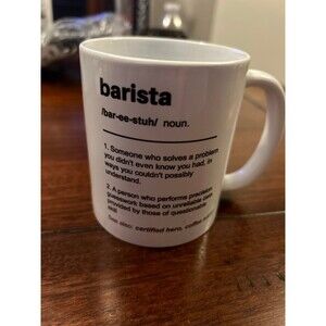Bartisa Definition Mug Barista Gift Barista Coffee Mug Funny Barista Cup